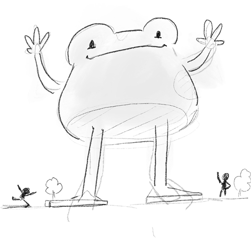 Огромная жаба